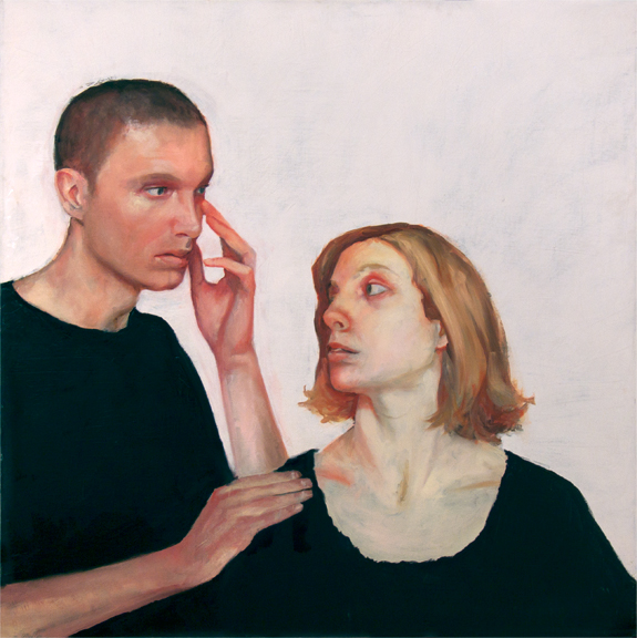 Amanda and John’s Eye (Cry Out), 3’ x 3’, oil on canvas, 2010